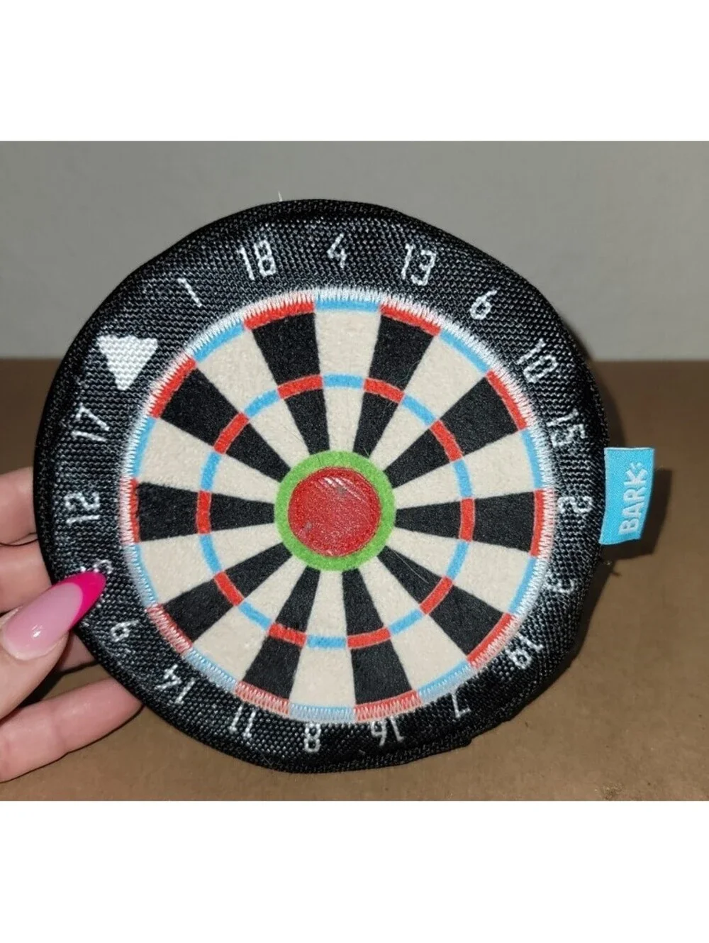 BARKBOX BULLSEYE 🎯 DARTBOARD DOG PET SQUEAKY TOY